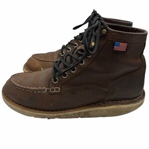 Danner Women’s Bull Run Moc Toe 6” Brown Leather Boots with Black Laces Size 7.5